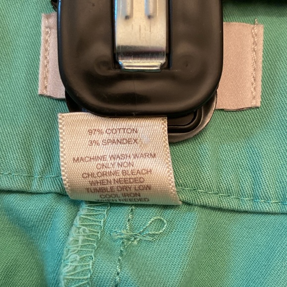 Green cropped pants by Loft - Picture 4 of 4